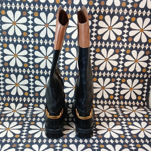 Vince Camuto Women's Amanyir Knee High Boot in Black Leather size 6.5 - Picture 6 of 14